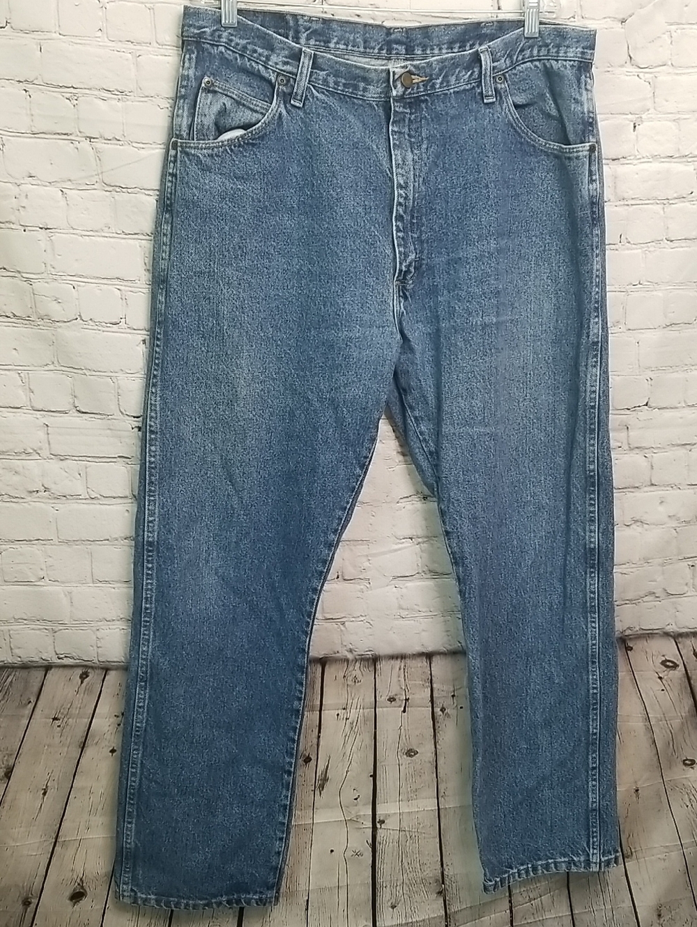 Wrangler Mens Jeans Blue Size 40 Waist 32 Inseam
